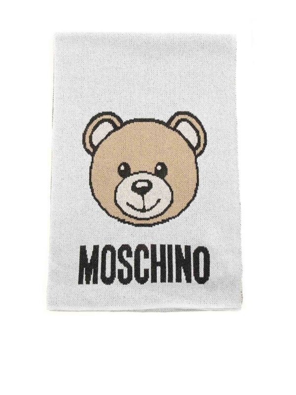 MOSCHINO: スカーフ - スカーフ - 銀