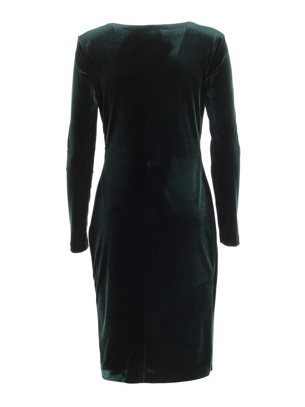 Lauren Ralph Lauren Velvet dress in green - Green|250756620005