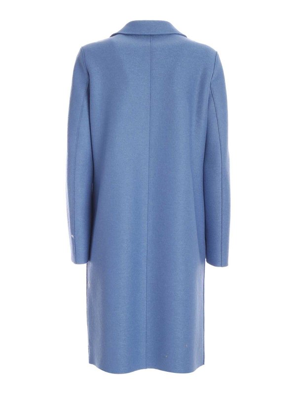 HARRIS WHARF LONDON: Manteaux au genou online - Manteau Au Genou - Bleu Clair