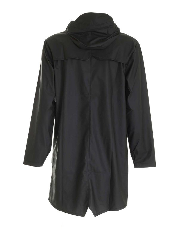 RAINS: trench coats online - Long waterproof jacket in black