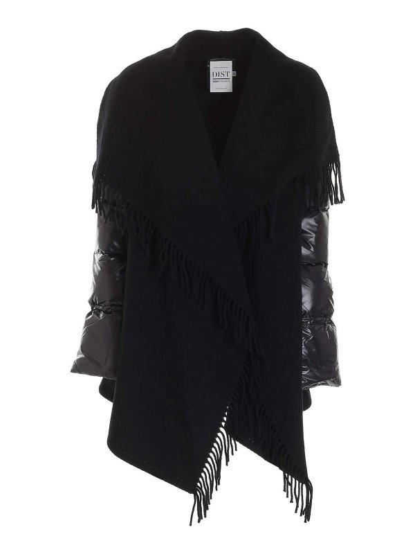 MONCLER: Capes & Ponchos - Cape - Schwarz
