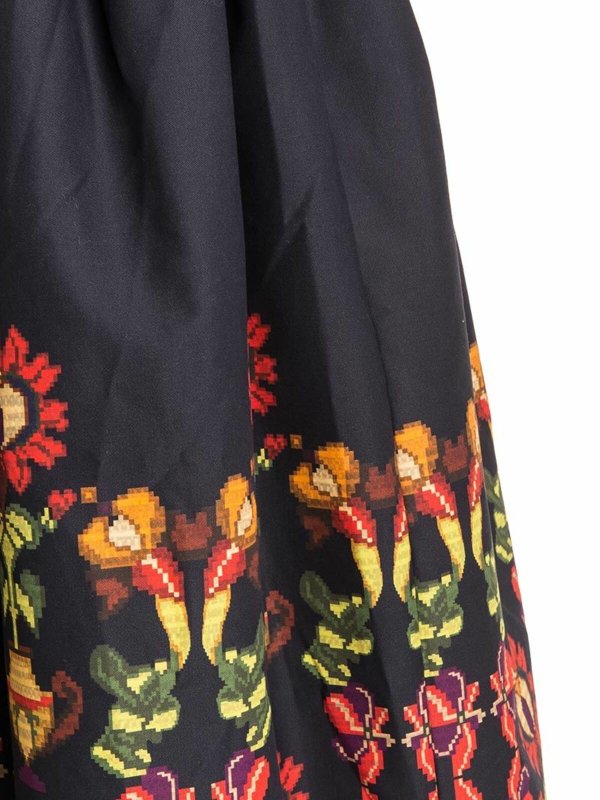 Langer Rock - Blau shop online: STELLA JEAN