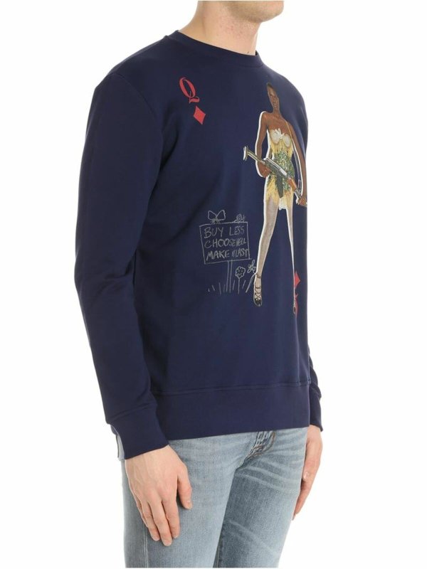 VIVIENNE WESTWOOD: Sudaderas y suéteres online - Sudadera - Azul