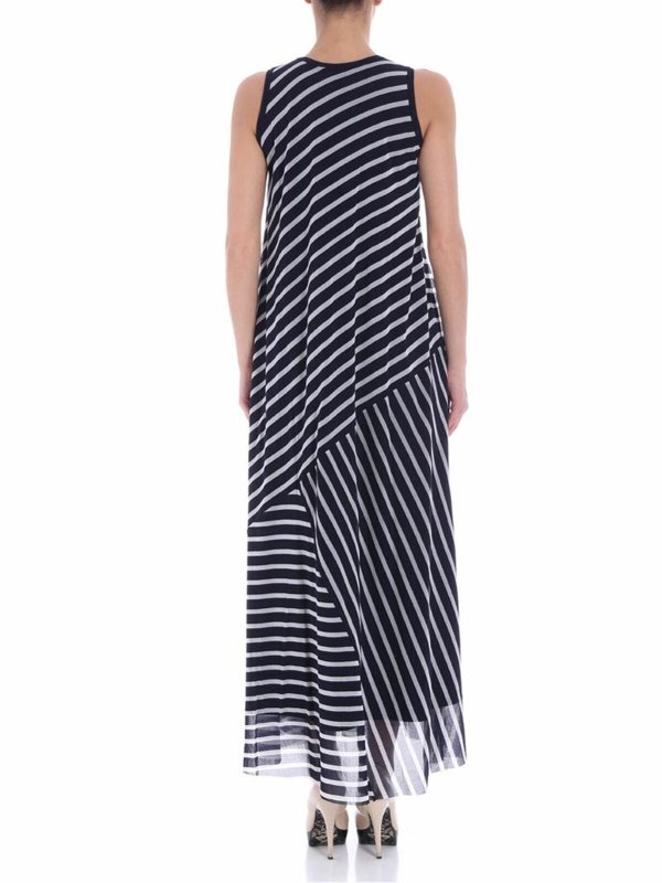 iKRIX FUZZI: knee length dresses - Blue and white striped dress