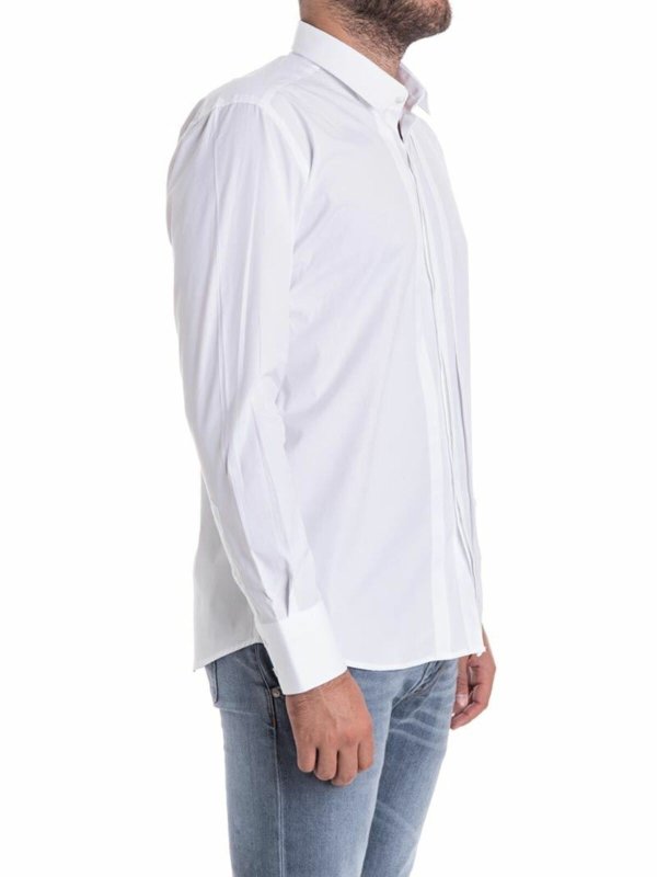 KARL LAGERFELD: shirts online - Stretch cotton shirt