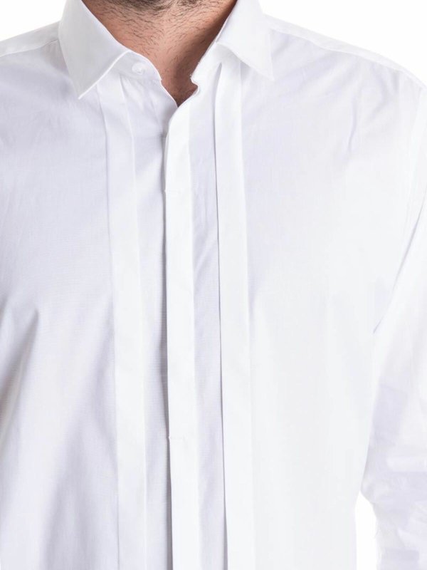 Stretch cotton shirt shop online: KARL LAGERFELD