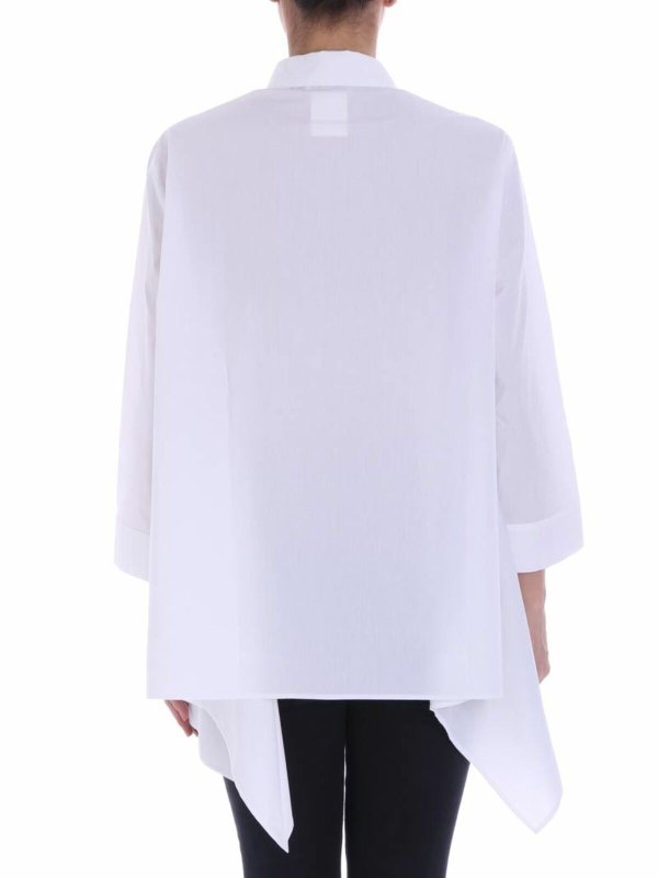iKRIX FUZZI: shirts - White oversize blouse