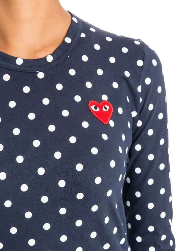 Cotton T-shirt shop online: Comme des Garçons Play