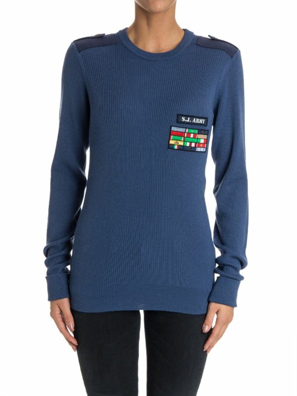 STELLA JEAN: Rollkragenpullover  und Polo-Ausschnitt - Rollkragenpullover - Blau
