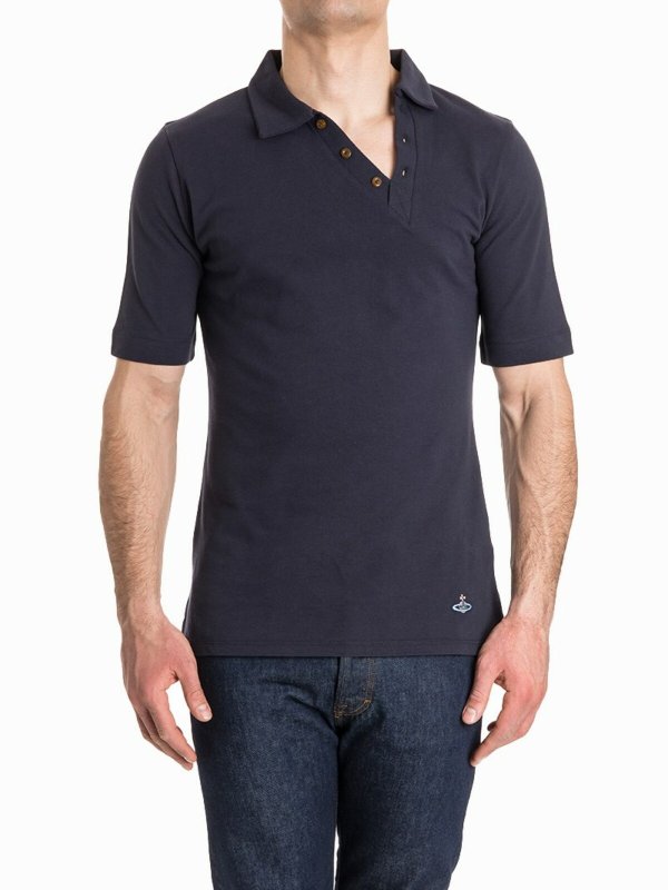 VIVIENNE WESTWOOD: ポロシャツ - ポロシャツ - ブルー