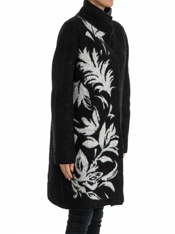 FUZZI: cappotti al ginocchio online - Cappotto in misto lana