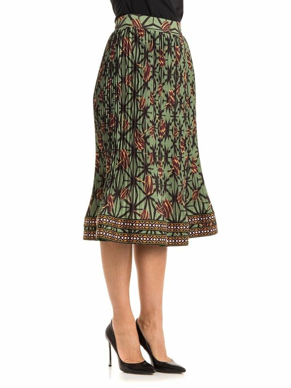 STELLA JEAN: ニーレングススカート＆ミディ丈 online - ミニスカート - 緑