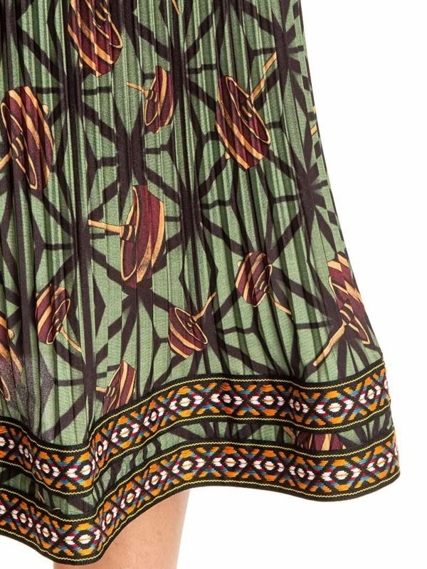 ミニスカート - 緑 shop online: STELLA JEAN