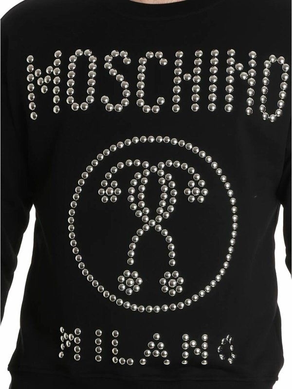 Studded sweatshirt shop online: MOSCHINO