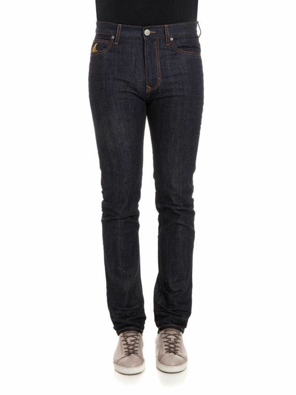 VIVIENNE WESTWOOD ANGLOMANIA: デニム - ストレートジーンズ - ブルー