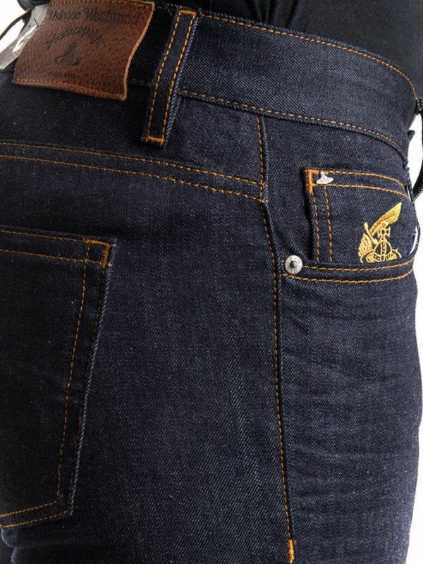 iKRIX VIVIENNE WESTWOOD ANGLOMANIA: デニム - ストレートジーンズ - ブルー