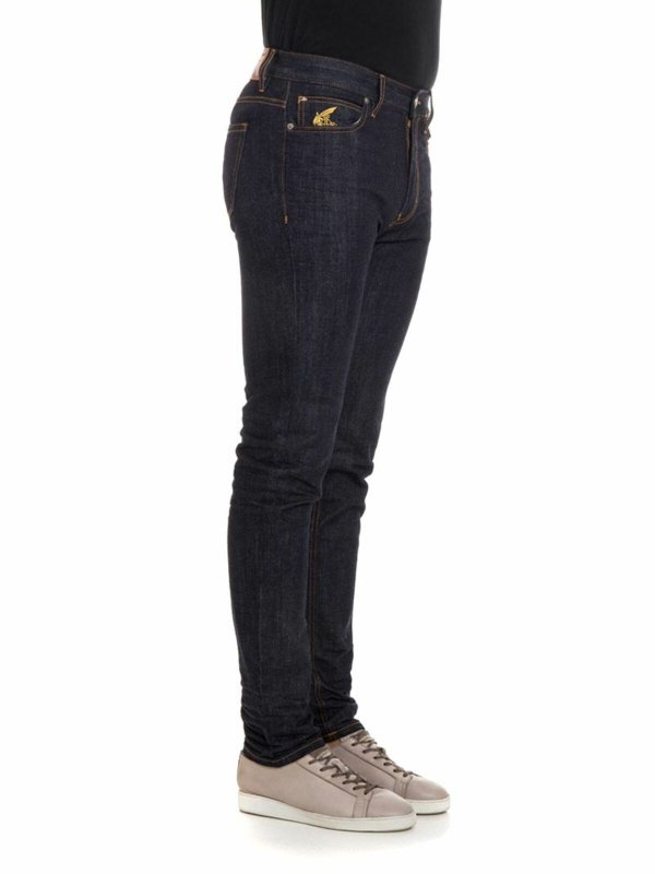 ストレートジーンズ - ブルー shop online: VIVIENNE WESTWOOD ANGLOMANIA