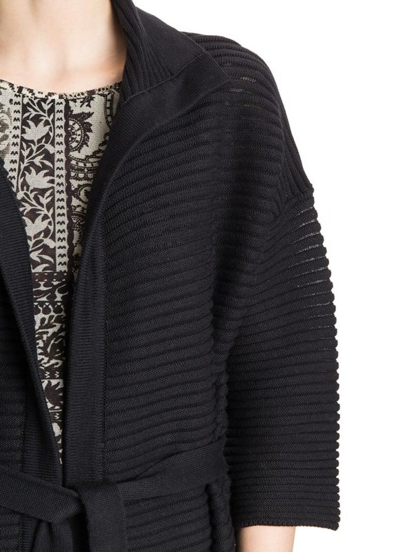 Cardigan a costine shop online: FUZZI