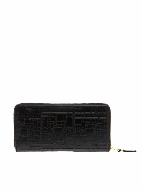 iKRIX COMME DES GARÇONS WALLET: portafogli - Portafoglio Embossed Logo nero