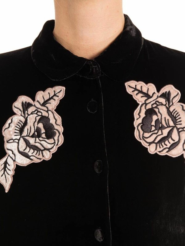 膝丈ドレス - 黒 shop online: Vivetta