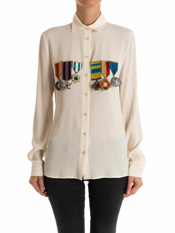 STELLA JEAN: Camisas - Camisa - Blanco