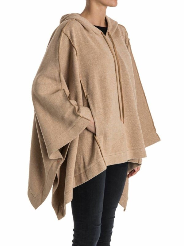 Cotton poncho shop online: SEE BY CHLOE