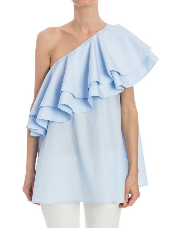 Vivetta: tops & shirts - Pernice Bianca Top