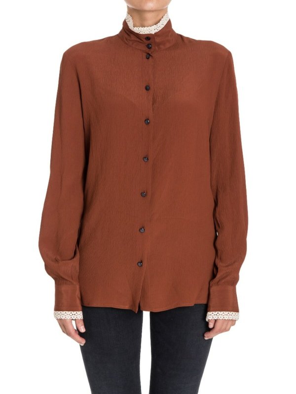 STELLA JEAN: シャツ - シャツ - ブラウン