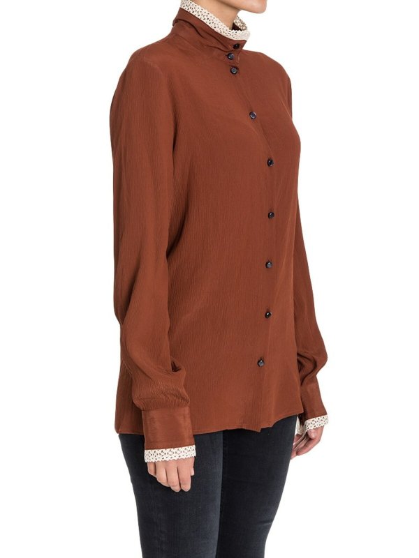 STELLA JEAN: シャツ online - シャツ - ブラウン