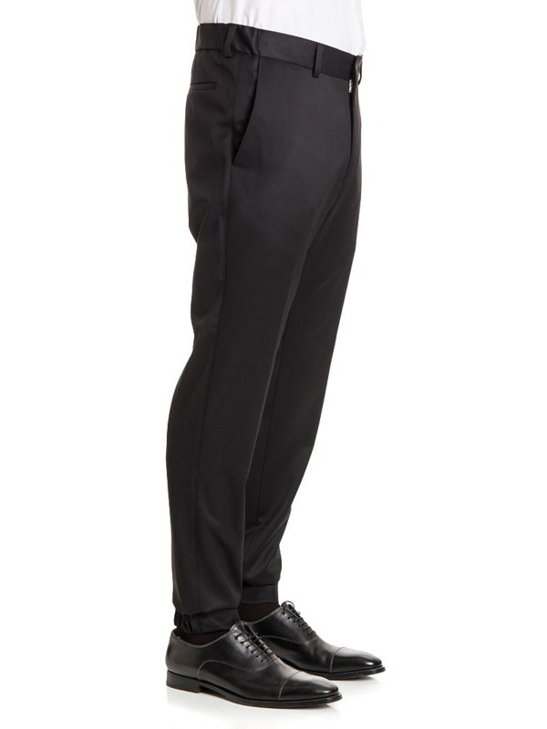 KARL LAGERFELD: Casual Hosen online - Casual Hose - Schwarz