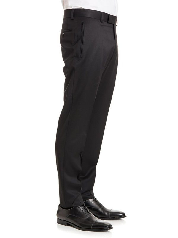 KARL LAGERFELD: Pantalones casual online - Pantalón Casual - Negro