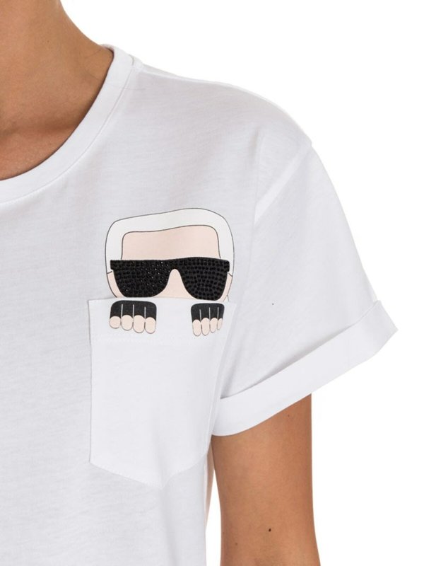 T-Shirt - Weiß shop online: KARL LAGERFELD