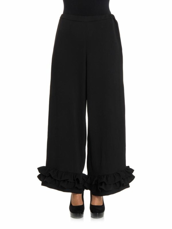 Vivetta: Pantalones casual - Pantalón Casual - Negro