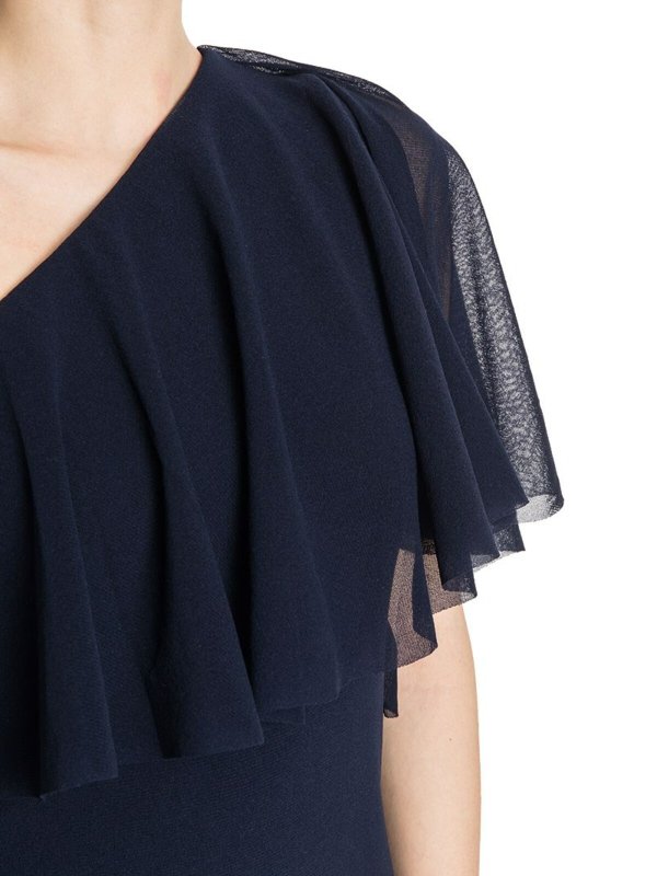Robe Au Genou - Bleu shop online: FUZZI