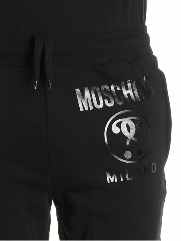 Black Moschino Milano pants shop online: MOSCHINO
