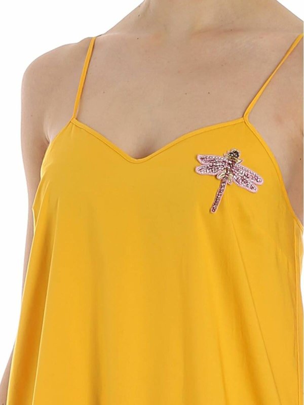 ショートドレス - イエロー shop online: Vivetta