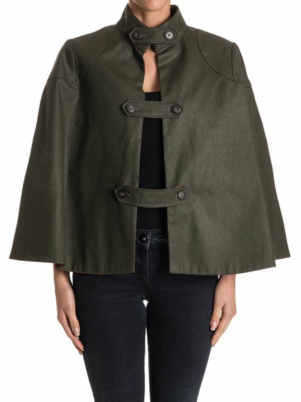 STELLA JEAN: cappotti al ginocchio - Cappa in cotone