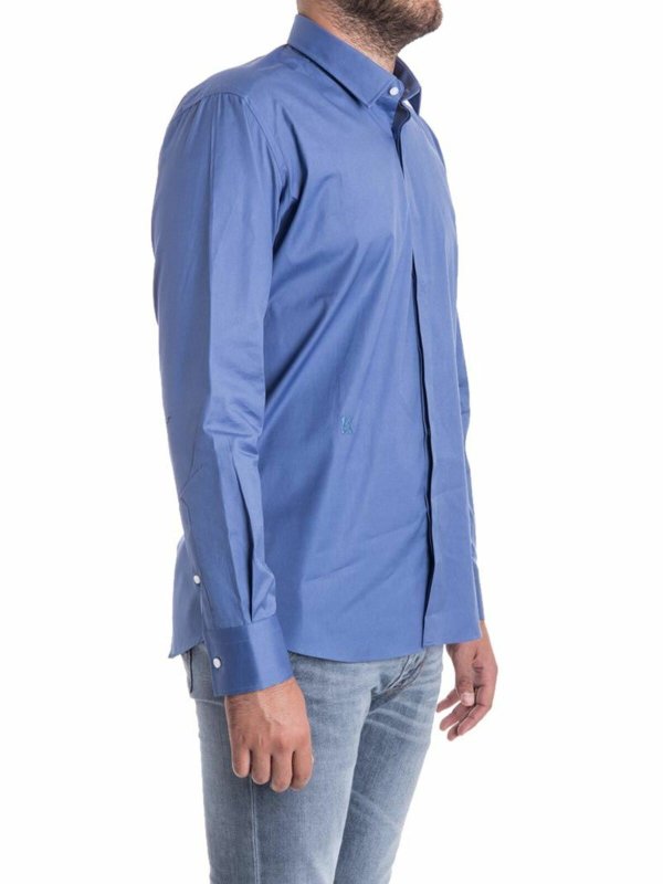 KARL LAGERFELD: camicie online - Camicia in cotone stretch