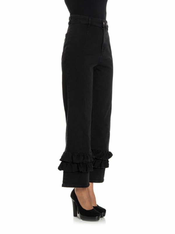 Vivetta: Jeans online - Straight Leg Jeans - Schwarz