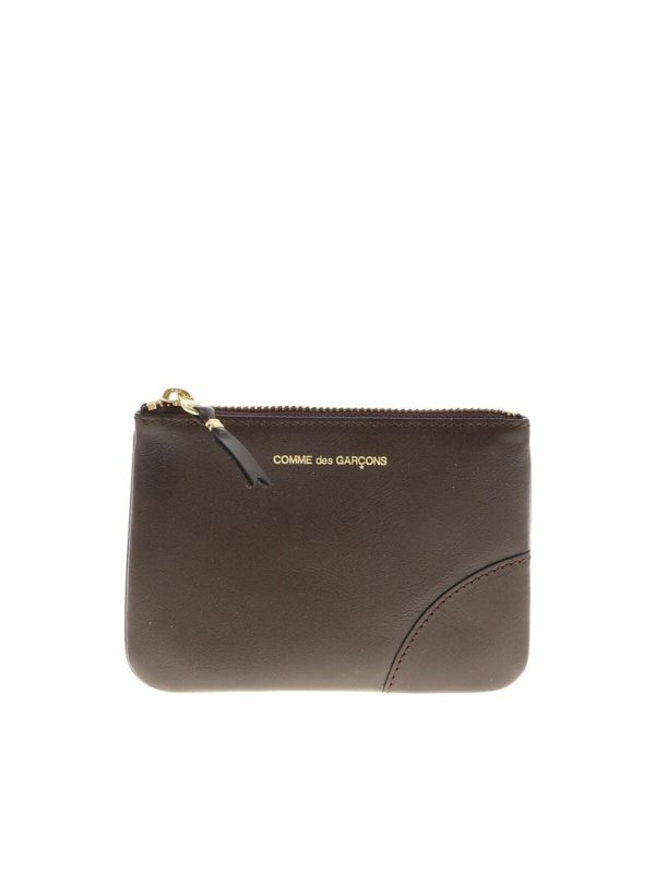 COMME DES GARÇONS WALLET: Clutch - Pochette - Marron