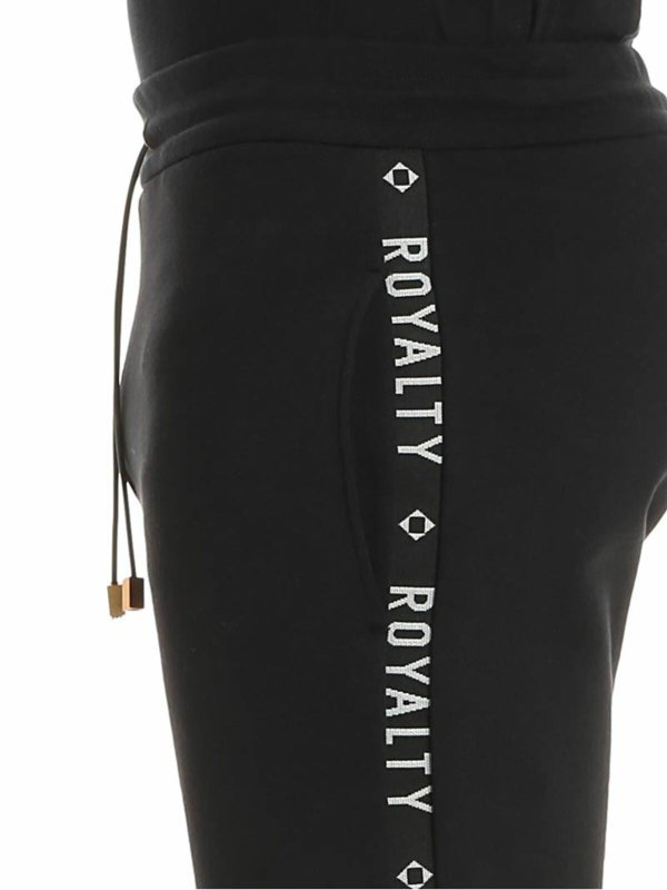 Black Royalty sweat pants shop online: FAUSTO PUGLISI