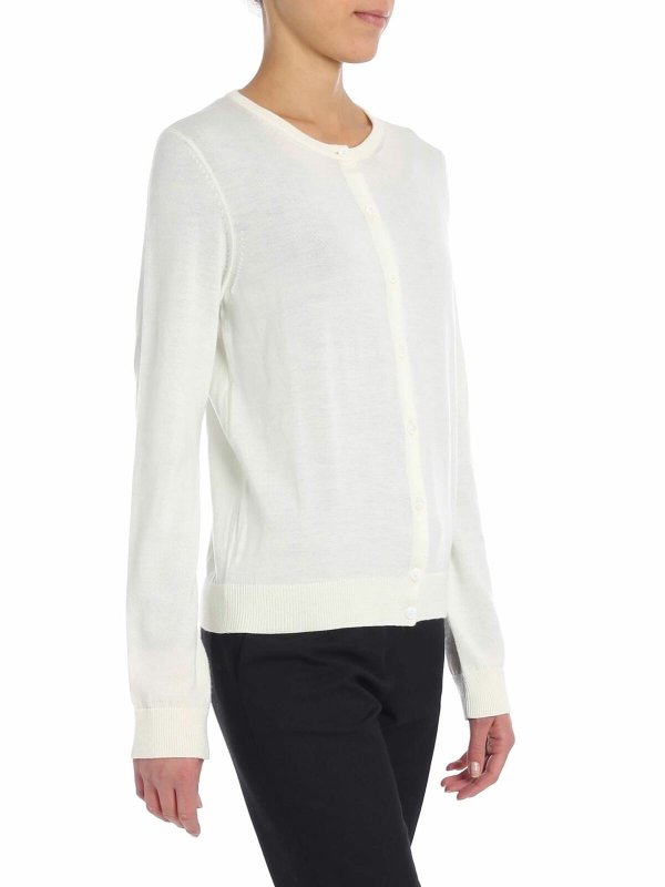 FUZZI: Cardigans online - Cardigan - Blanc