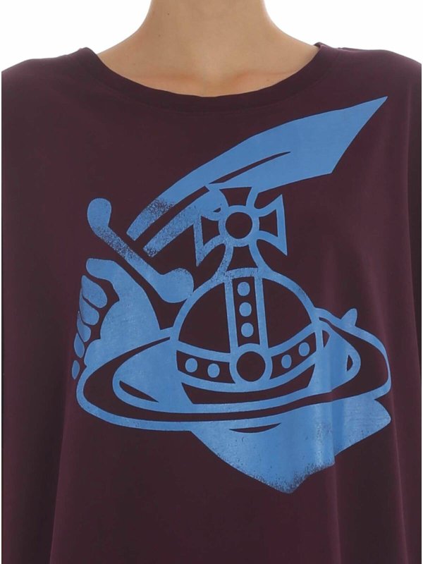 T-Shirt - Rouge shop online: VIVIENNE WESTWOOD ANGLOMANIA
