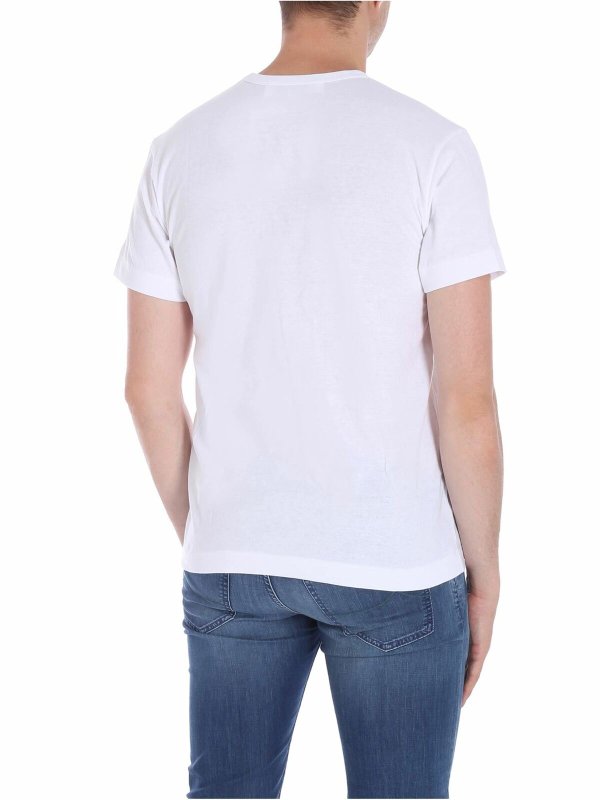 iKRIX Comme des Garçons Play: Camisetas - Camiseta - Blanco