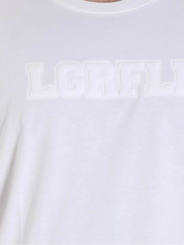 Tシャツ - 白 shop online: KARL LAGERFELD