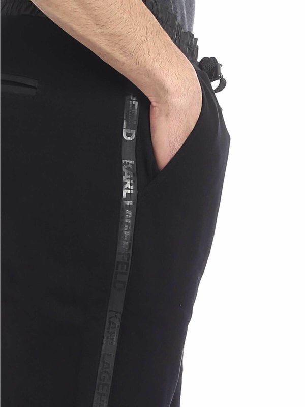 Pantalons De Sport - Noir shop online: KARL LAGERFELD