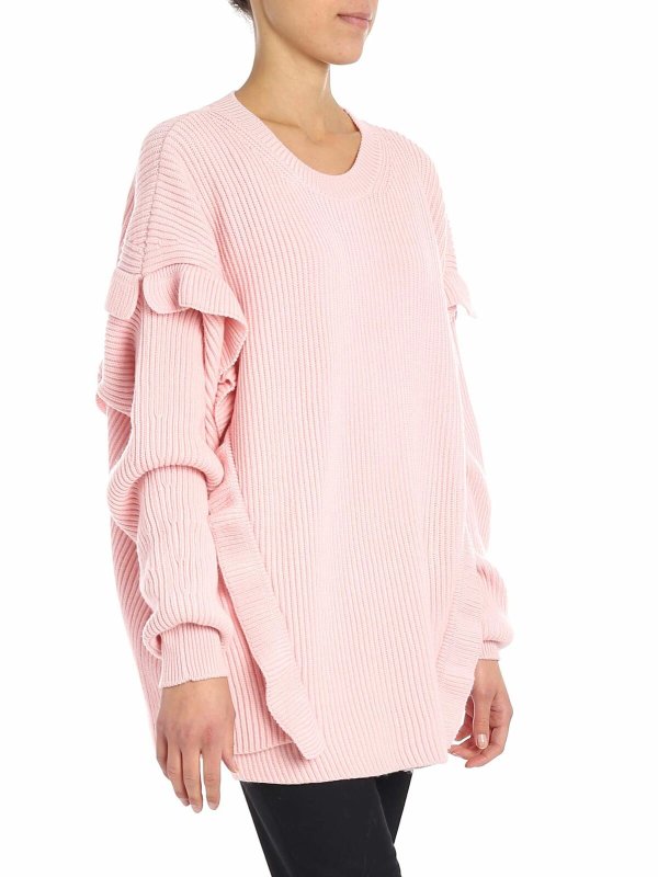 Vivetta: crew necks online - "Feininger" pink pullover
