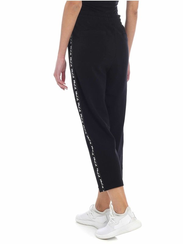 iKRIX McQ Alexander Mcqueen: tracksuit bottoms - McQ black pants with branded stripes