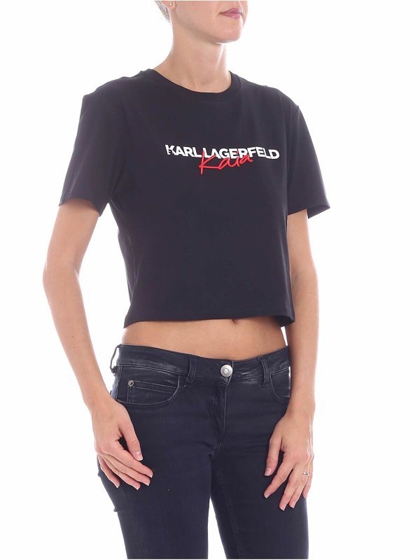 KARL LAGERFELD: T-shirts online - T-Shirt - Noir