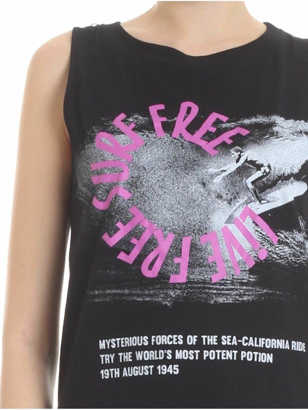 ショートドレス - 黒 shop online: McQ Alexander Mcqueen